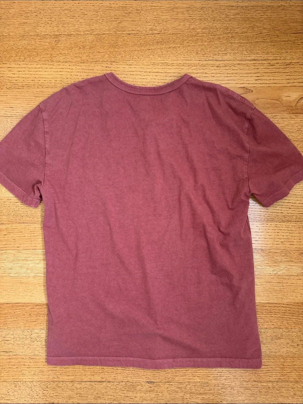 GAP Short-Sleeve Vintage Henley Tee in Copper Beach